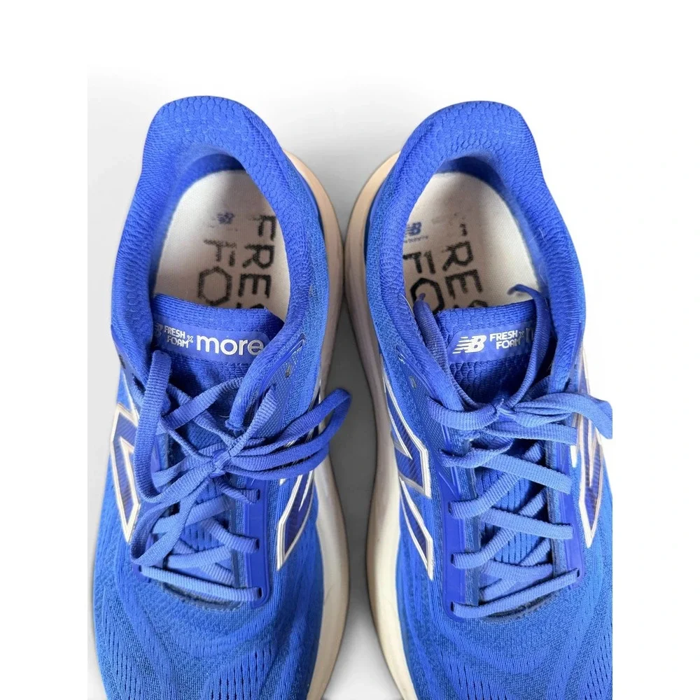 New Balance Running Shoes Mens 12 Blue Fresh Foam More v4 MMORLE4‎ Athletic Mesh